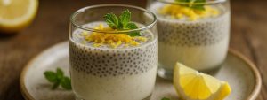Crème Citron et Chia en Verrine