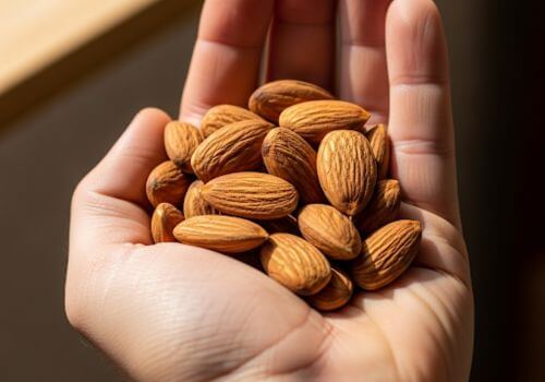 Portion idéale de 20-25 amandes par jour pour maigrir.