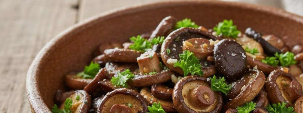 Poêlée de champignons à l’ail et au persil, façon bistrot